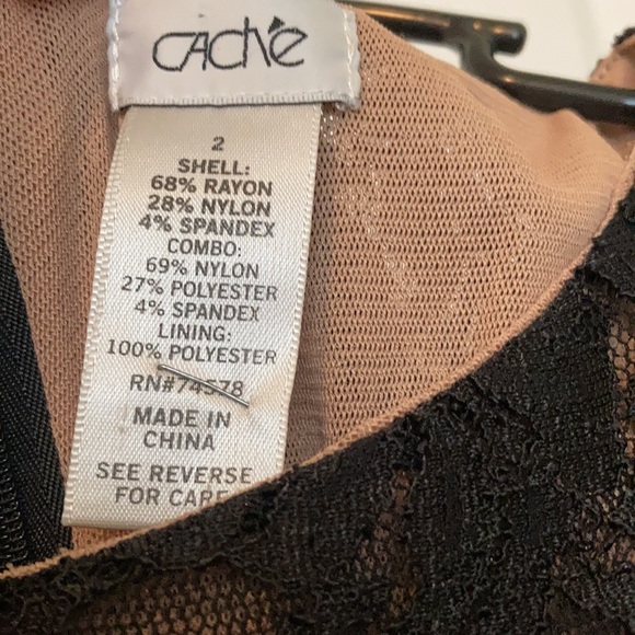 Cashe Black Dress - Picture 4 of 4